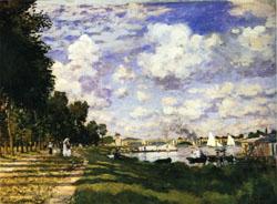 The dock at Argenteuil, Claude Monet